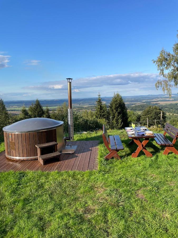 Izerski Horyzont - Dom Z Balia W Lesnej Perspektywie Kopaniec Exteriör bild
